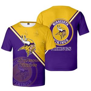 Verano Jacksonville Jaguars Custom 32 NFLTeams <span class=keywords><strong>Camiseta</strong></span> de manga corta para hombres y mujeres Diseño de bandera personalizable para fanáticos - Product Image 6