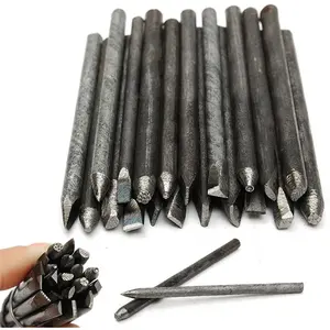 16pcs 20pcs Steel Embossing Stamping Stamps Floral Anvil Carving Chisel Kit For Jewelry Making Jewelry Metal Stamping Tool