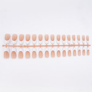 Prensa acrílica para <span class=keywords><strong>uñas</strong></span>, 15 tamaños, Punta francesa, <span class=keywords><strong>mate</strong></span>, desnuda, cuadrado medio, puntas de <span class=keywords><strong>uñas</strong></span> prediseñadas, prearchivadas, 150 unids/caja - Product Image 3