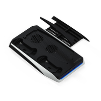 Honcam Support vertical avec ventilateurs de refroidissement pour Playstation 5 Disc & Digital Editions