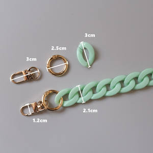 通用亚克力手机链挂绳定制标志树脂长肩手机带亚克力手机斜挎项链130厘米 - Product Image 5