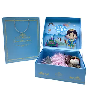 Hot Sale Wedding Christmas Luxury Children Birthday Cartoon 3D Gift Creative Packaging Box