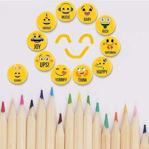 Aimants de réfrigérateur 3D en caoutchouc à forte adhérence, forme Art Déco, grand format, pour un bon humeur au quotidien du mois - Product Image 6