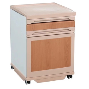 FG-8 Y Tế ABS Bệnh Viện Nội Thất Bed-Stand Bệnh Nhân Cạnh Giường Tủ Bảng Locker Với Giày Rack - Product Image 4