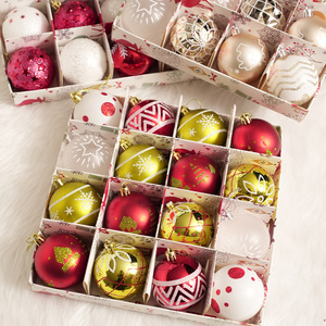 Shatterproof Plastic <b>Christmas</b> Balls <b>Box</b> <b>Christmas</b> Tree Decoration Ornaments Xmas Ball for Xmas Holiday Wreath Garland - Product Image 3