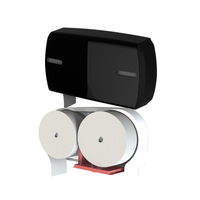 Wisekleen OEM PP toilette Double rouleau de papier essuie-tout distributeur téléphone étagère murale Jumbo toilette Double rouleau de papier essuie-tout distributeur