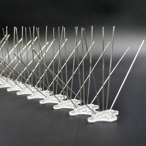 Clôture de jardin en acier inoxydable à contrôle supérieur mural extérieur hautement efficace avec base en plastique <span class=keywords><strong>anti</strong></span>-oiseaux - Product Image 1