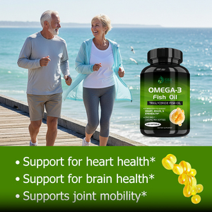 Factory Wholesale Omega 3 Fish Oil Softgels Molecularly Distilled Fish Oil Eynhealth Support for Brain Health <b>Supplement</b> Immune - Product Image 5