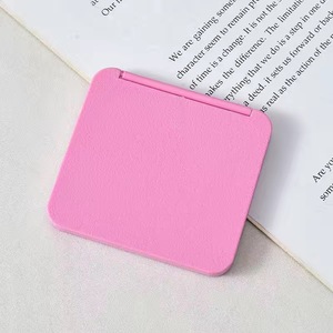 <span class=keywords><strong>Espejo</strong></span> de <span class=keywords><strong>bolsillo</strong></span> de aumento pequeño cuadrado de doble cara Etiqueta de logotipo personalizado <span class=keywords><strong>espejo</strong></span> de monedero compacto de mano portátil para viajes - Product Image 6