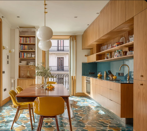 Meubles de <span class=keywords><strong>cuisine</strong></span> minimalistes <span class=keywords><strong>noir</strong></span> <span class=keywords><strong>mat</strong></span> avec îlot en marbre |   Conception de <span class=keywords><strong>cuisine</strong></span> contemporaine sur mesure - Product Image 2