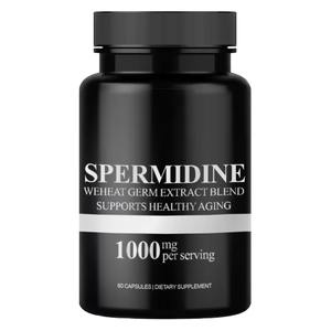 Complément de spermidine de haute pureté VitaHall, capsules de spermidine, soutient la santé, extrait de germe de blé pour hommes et femmes - Product Image 1