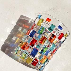 Copas de vino sin tallo pintadas a mano, arte español Manual, copa de vino de cristal, copa de vidrio, copa de whisky pintada a mano - Product Image 2