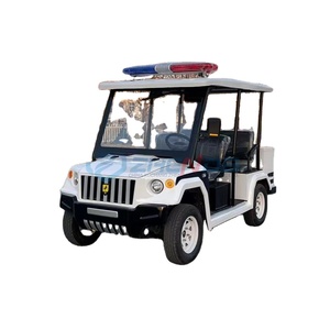 Rugged Off-Road Style Electric Patrol Cart with High-Visibility <b>Emergency</b> <b>Light</b> Bar and Weatherproof Canopy - Product Image 1