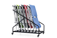 Chaise d'entraînement multifonctionnelle à prix avantageux, design simple et nouveau, empilable, chaise en plastique colorée