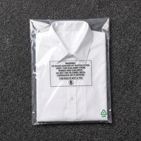 Sacs d'emballage en plastique personnalisés de haute qualité, grande taille, sacs en PE transparent pour vêtements