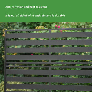 <span class=keywords><strong>Jardinière</strong></span> en métal contemporaine <span class=keywords><strong>avec</strong></span> treillis <span class=keywords><strong>intégré</strong></span>, écran d'intimité pour balcon, plantes grimpantes - Product Image 5