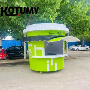Carrello Distributore Multifunzione per Caffè, Tè, Bevande e Gelati - Chiosco Personalizzabile per Aree Turistiche - Product Image 1