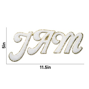 Wholesale UV DTF 3D Logo Effect Chenille Patch Custom UV DTF Patch - Product Image 4