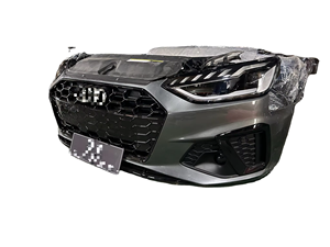 Paraurti Anteriore per <span class=keywords><strong>Audi</strong></span> <span class=keywords><strong>A4</strong></span>: Parti di Carrozzeria Auto con Bulloni Neri in Carbonio, Facile da Sostituire e in Plastica Resistente - Product Image 3
