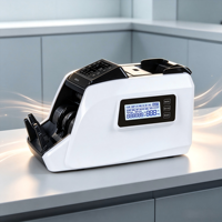 Contador de Billetes con Detector UV MG IR CIS, Máquina Contadora de Billetes con Pantalla TFT de 4.5 Pulgadas