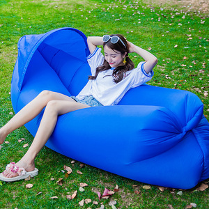 Canapé gonflable portable de style momie, fauteuil inclinable et canapé gonflable pour le camping et la plage, sac de couchage paresseux - Product Image 3