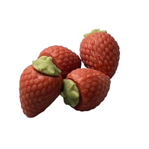 Etiqueta privada, nuevo diseño, comida para mascotas, aperitivos para perros, forma de fresas, Limpieza de dientes, golosinas dentales para perros OEM - Product Image 4