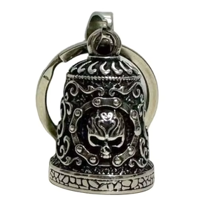 Porte-clés moto en alliage tendance, mousqueton en laiton et zinc avec impression UV pour clés - Product Image 1