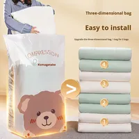 Sacs de compression sous vide en matériau PA+PE pour usage domestique, pour vêtements, couettes, vestes, rangement avec pompe électrique, modèle 536