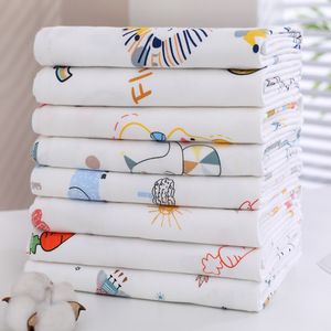 Couverture d'emmaillotage pour bébé Carlota 85x85 cm en pur coton imprimé dessin animé pour nourrissons, utilisation printemps-automne - Product Image 4