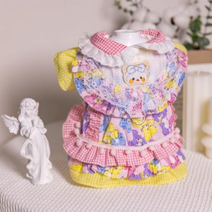 Dog Clothes Princess Dress <b>Pink</b> Bunny Lightweight Summer Small Dog <b>Teddy</b> Lolita Style - Product Image 2
