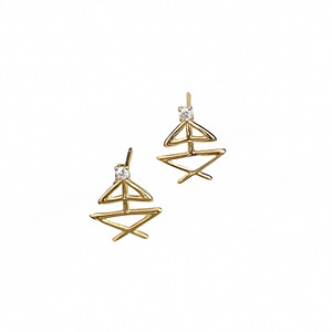 Ruitai S925 Sterling <b>Silver</b> Geometric <b>Stud</b> Earrings For Women Everyday Wear - Product Image 5