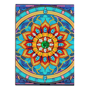 Al por mayor <span class=keywords><strong>Mandara</strong></span> con forma especial de diamante DIY diamante pintura A5 cuaderno para niños y adultos Regalos divertidos y geniales - Product Image 4