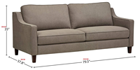 Fournisseurs de petits canapés de chambre à coucher a funda para sofa poliester otobi sofa prix au Bangladesh