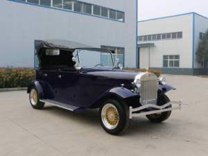 Transport spécial voiturette de golf électrique vintage classique 5 places en vente voiturette électrique de style rétro - Product Image 5