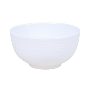 Gowa <b>Melamine</b> <b>Bowl</b> With Spoon Set White Durable Hotel Restaurant Tableware - Product Image 4