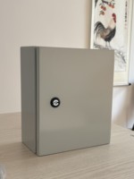 Boîtier de distribution électronique et d'instruments en acier durable, étanche IP66, avec enceinte métallique longue durée