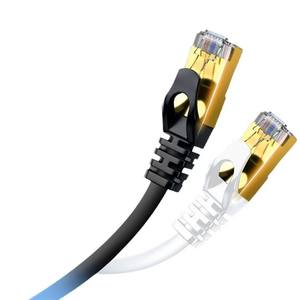 <span class=keywords><strong>Cable</strong></span> <span class=keywords><strong>de</strong></span> red plano blindado CAT7 <span class=keywords><strong>de</strong></span> alta velocidad cobre puro <span class=keywords><strong>10</strong></span> Gigabit interior hogar LAN Patch Cord diseño antiinterferencias - Product Image 3