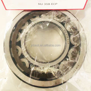 แบริ่งลูกกลิ้งกรงทองเหลือง Nu 317 M Nu 317 ECM/C3 NU317ลูกกลิ้งทรงกระบอกแถวเดียว - Product Image 3