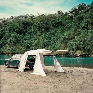 Tente de <span class=keywords><strong>camping</strong></span> tunnel imperméable pour 3-4 personnes, pour l'extérieur et la voiture - Product Image 2