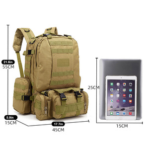 2023 50L Tactique Camouflage Hommes Sac À Dos Molle Sport Sac En Plein Air Randonnée Escalade Sac À Dos Camping Sacs - Product Image 2