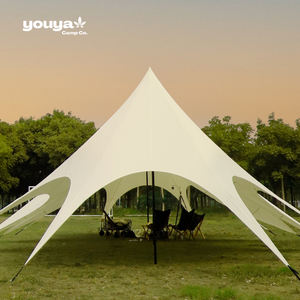 เต็นท์กลางแจ้งแบบพรีเมี่ยมขนาด40-80คนเต็นท์แบบสามยอดกันน้ำได้หรูหราขนาดใหญ่ใช้กลางแจ้งแคมป์ปิ้งปาร์ตี้งานแต่งงาน - Product Image 2