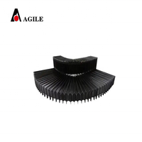 Protection souple et personnalisable en acier inoxydable blindé pour rail de guidage de machine-outil CNC