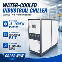Vente en gros de refroidisseur d'eau industriel Baijie, compresseur de type scroll, XECOM 15KW-29.5KW, pompe à aubes, réfrigérant R-22