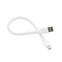 Lampu Malam Kecil Logam Fleksibel dengan Selang Gooseneck, Kabel Data Pengisian Daya USB Type-C, Lampu dengan Selang Gooseneck Tipe C Berlapis Silikon