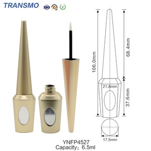 Flacon vide pour eye-liner liquide, flacon en aluminium pour eye-liner, tube pour cils avec boîte - Product Image 2