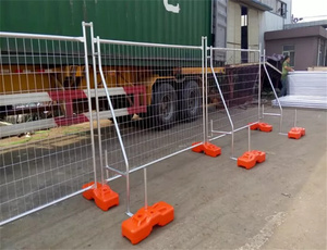 2.1*2.4 ngoài trời di động mạ kẽm hàn dây thép hàng rào Hội Đồng Quản trị cho Canada xây dựng trang web Kỹ thuật hàn lưới uốn - Product Image 5