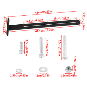 T-Shaped <b>Bracket</b> For Soundbar Mounting 42cm Stainless Steel Car Mount Adapter For SE18 SE26 SEB26 SEDS32 Golf Carts - Product Image 1