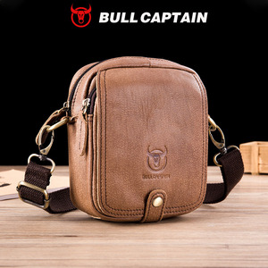 กระเป๋าคาดลำตัวผู้ชาย BULLCAPTAIN รุ่นลำลอง พรีเมียม ซิป YKK คุณภาพดี กระเป๋าหนังสะพายไหล่สำหรับผู้ชาย กระเป๋าคาดเอวผู้ชาย - Product Image 1