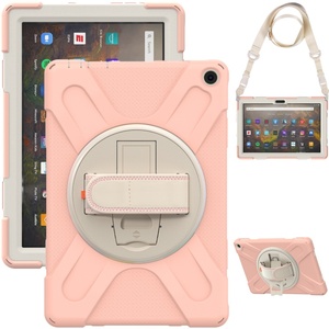 2021 enfants antichoc poignée couverture Kindle Fire HD 10 11e génération étuis pour tablettes robuste silicone PC matériel de protection protection - Product Image 3