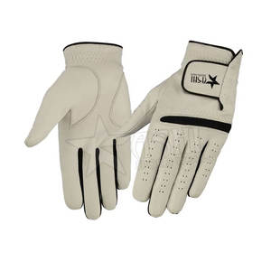 Gant de golf unisexe OEM 100% de haute qualité en peau de mouton véritable Cabretta avec logo personnalisé Gant de golf unisexe pour hommes - Product Image 4